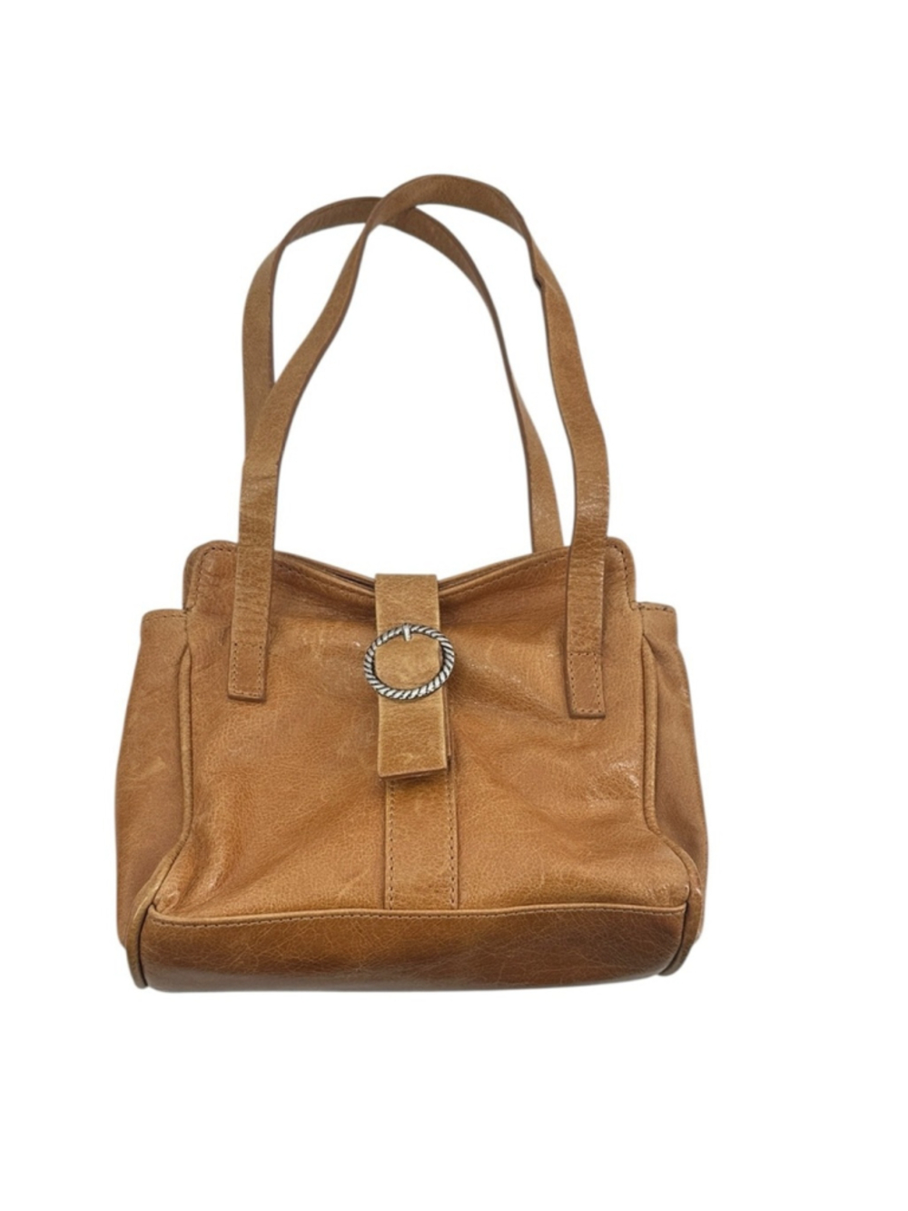 Pegabo vintage mini bag leather camel magnetic closure mini purse